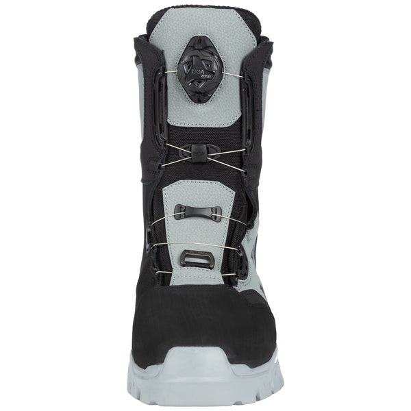 Bottes de Motoneige Klutch GTX BOA Gris, de face