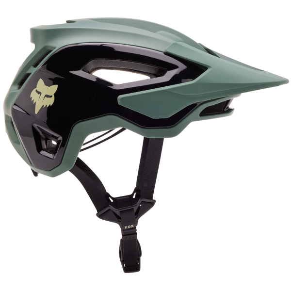 Casque de Vélo Ouvert FOX SPEEDFRAME PRO Blocked Vert Droit