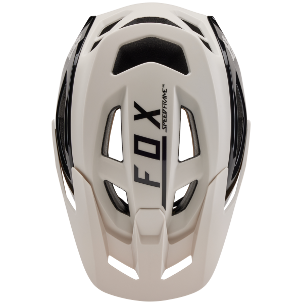 Casque de Vélo Ouvert FOX SPEEDFRAME PRO Blocked Blanc Dessus