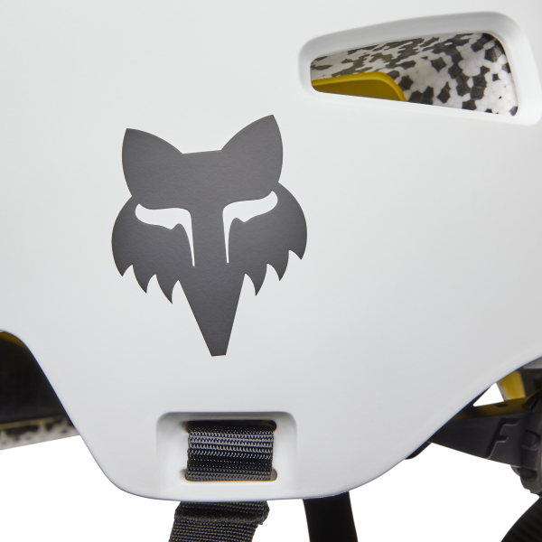 Casque de Vélo Ouvert FOX Flight Pro Blanc Logo