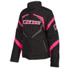 Manteau de Motoneige Spark Femme - Liquidation Klim/noir, rose, de face