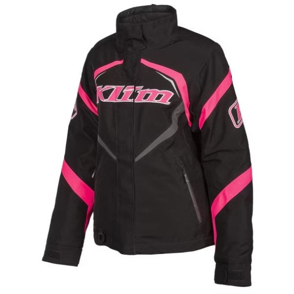 Manteau de Motoneige Spark Femme - Liquidation Klim/noir, rose, de face