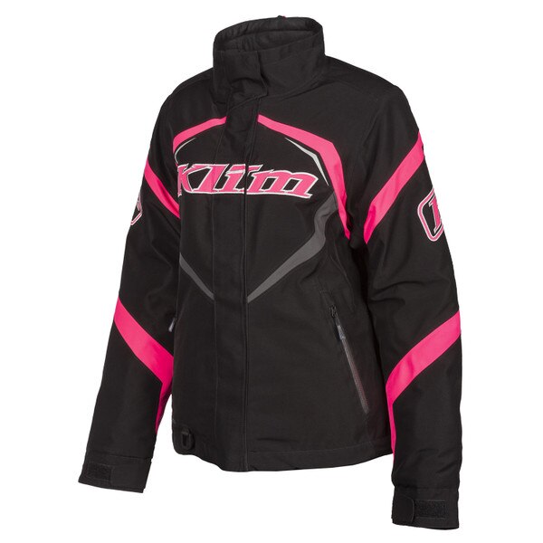 Manteau de Motoneige Spark Junior - Liquidation/Klim/rose, noir, de face
