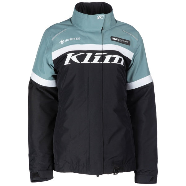 Manteau de Motoneige Spark Femme Noir/Bleu, de face