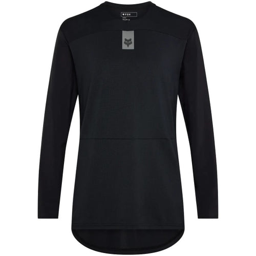 Chandail de Motocross Defend Off Road Noir de face