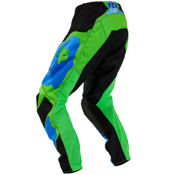 Pantalon de Motocross Fox 180 Atlas Noir/Vert Arrière