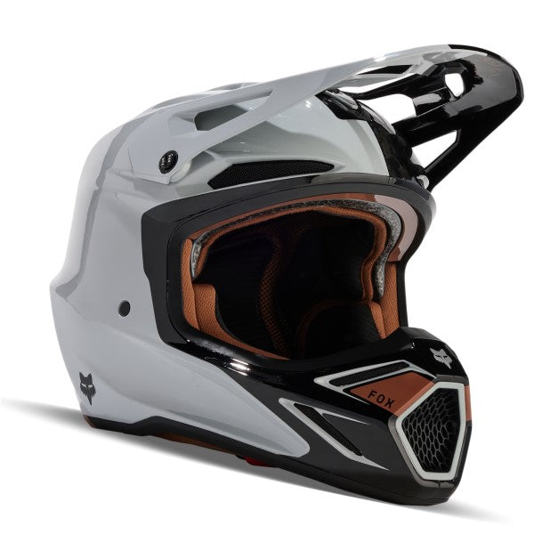 Casque de Motocross V3 RS Optical Gris