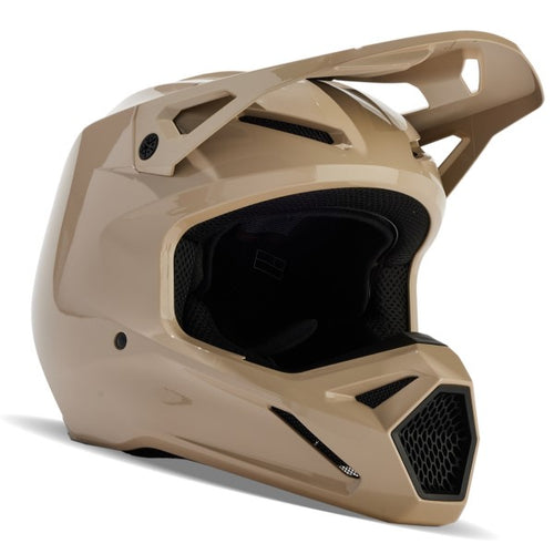 Casque de Motocross V1 Solid Brun