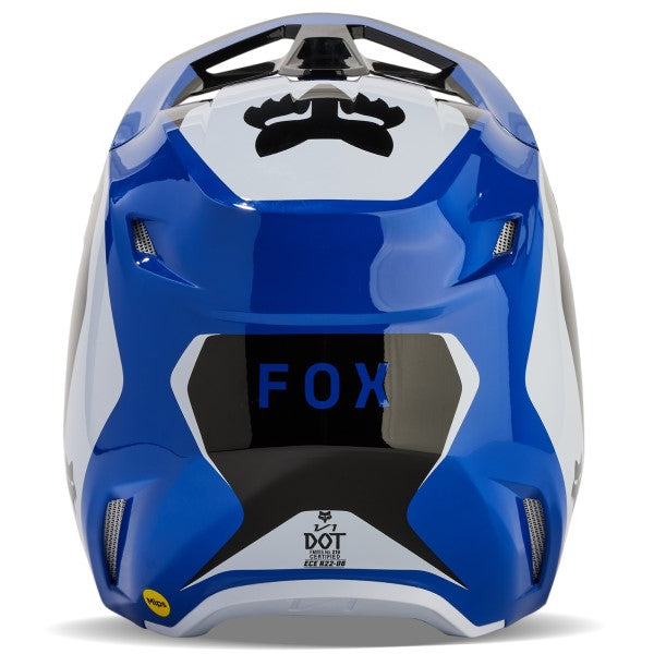 Casque de Motocross V1 Nitro Bleu Derrière