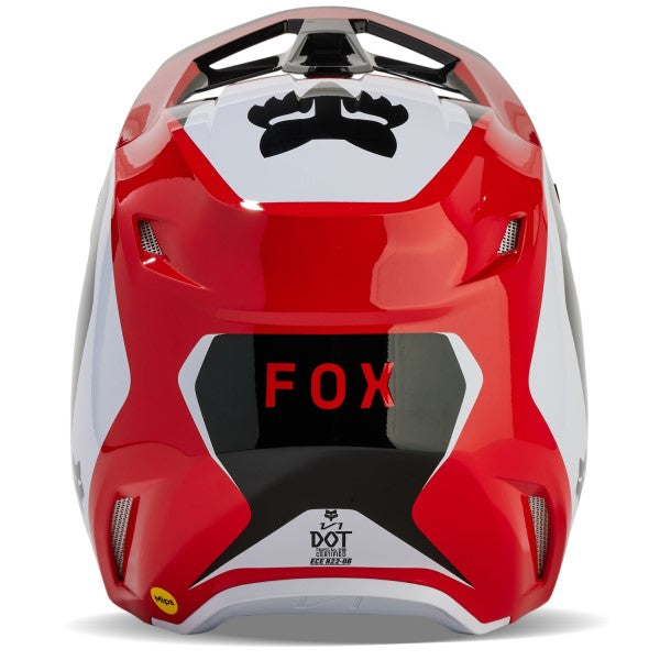 Casque de Motocross V1 Nitro Rouge Derrière