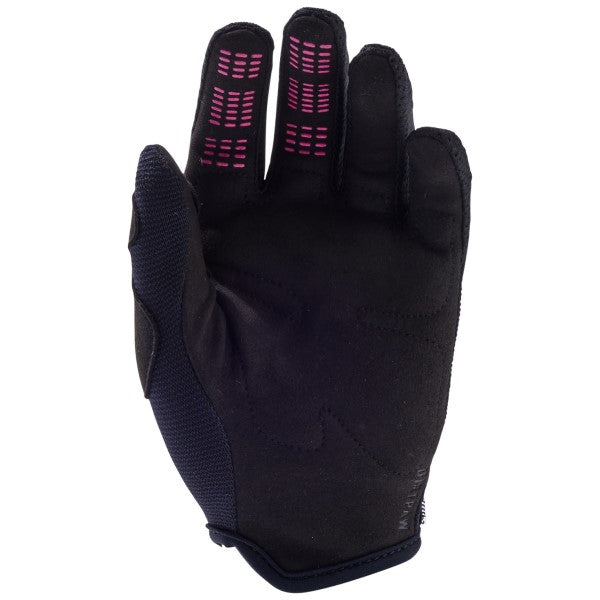 Gants Dirtpaw pour Enfants Noir/Rose Paume