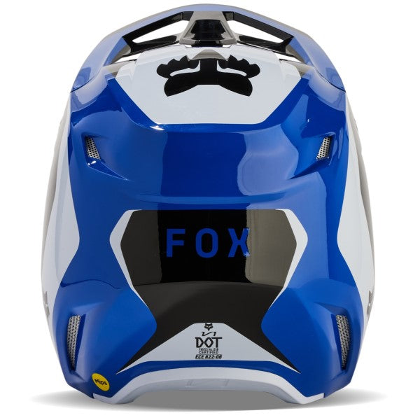 Casque de Motocross V1 Nitro Junior Bleu Derrière