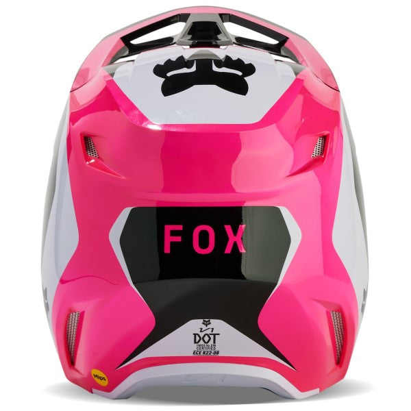 Casque de Motocross V1 Nitro Junior Rose Derrière