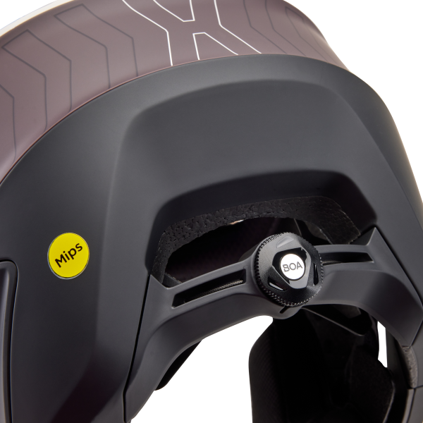 Casque de vélo FOX DROPFRAME Pro Runn Mauve Réglage