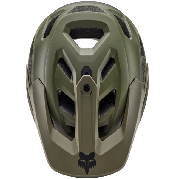 Casque de vélo FOX DROPFRAME Pro Runn Olive Dessus