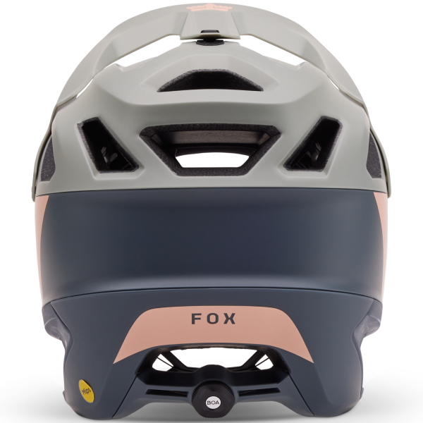 Casque de vélo FOX DROPFRAME Pro NYF Gris graphite Arrière