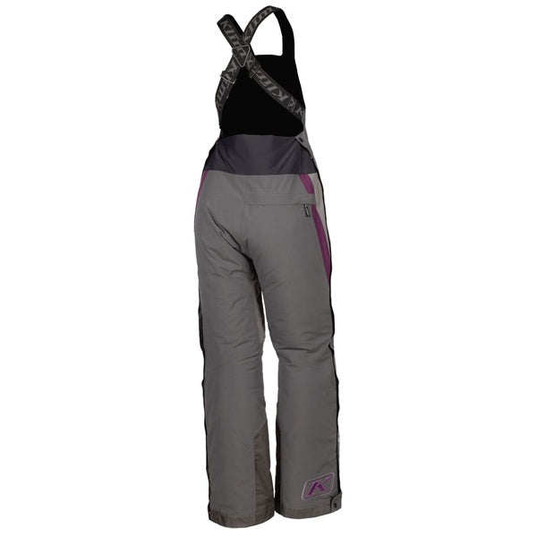 Pantalon de Motoneige Strata Femme Gris, mauve, incliné de dos