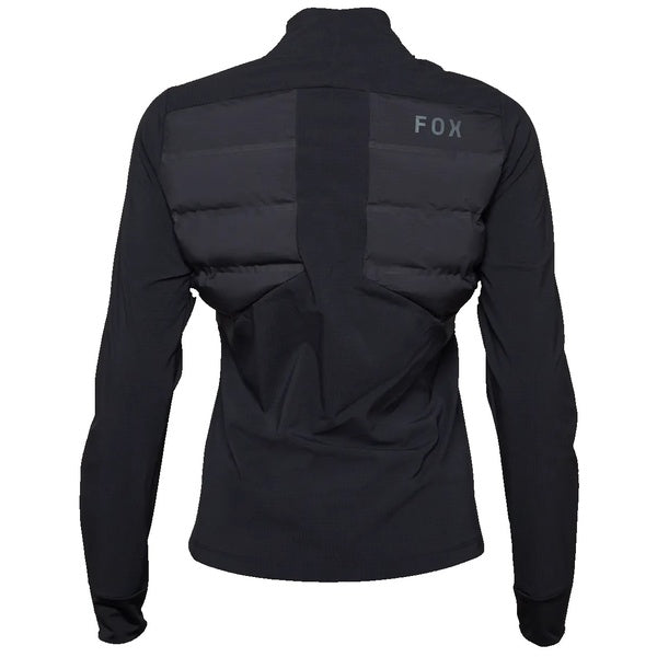 Veste de Vélo Flexair Fire Hybrid Femme Noir de dos