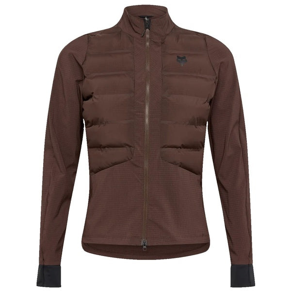 Veste de Vélo Flexair Fire Hybrid Femme Brun de face