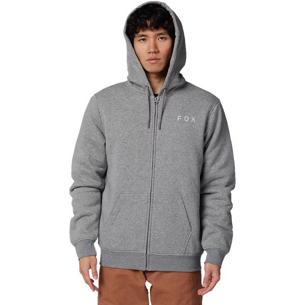 Coton Ouaté avec Fermeture Éclair Magnetic Sasquatch Graphite avec capuchon de face