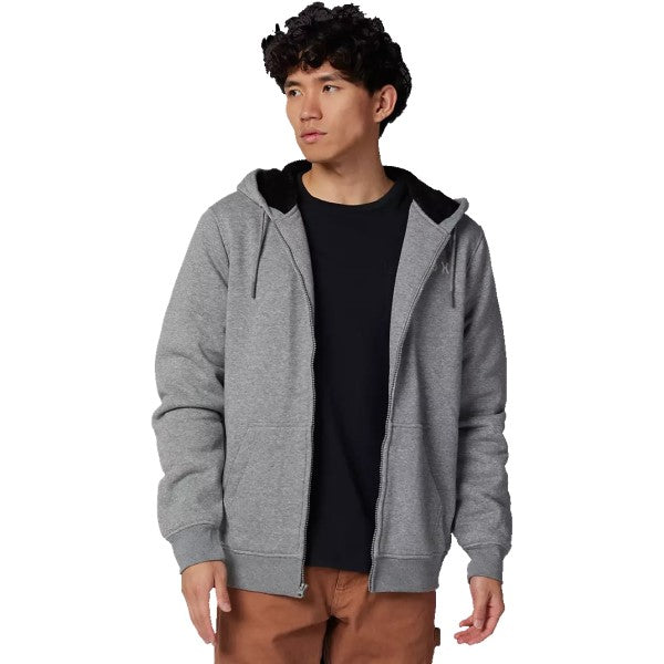 Coton Ouaté avec Fermeture Éclair Magnetic Sasquatch Graphite de face