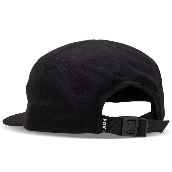 Casquette 5 Panneaux en Polaire Noir Derrière