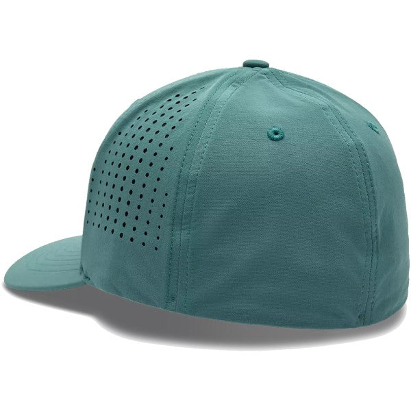 Casquette Non Stop Tech Flexfit Fox vert, de dos