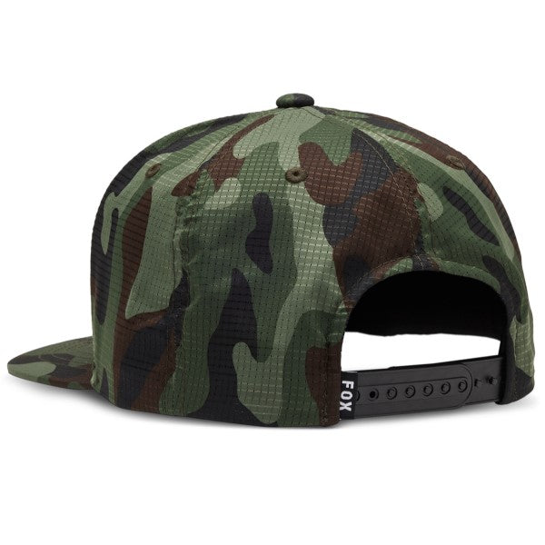 Casquette Fox Head Camo Tech Snapback Vert Derrière