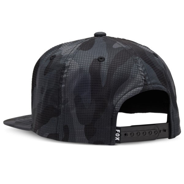 Casquette Fox Head Camo Tech Snapback Noir Derrière