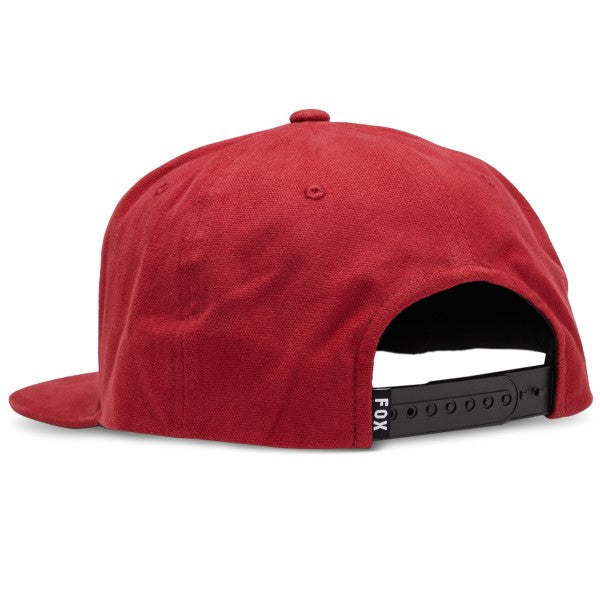 Casquette Fox Head Snapback Rouge Derrière