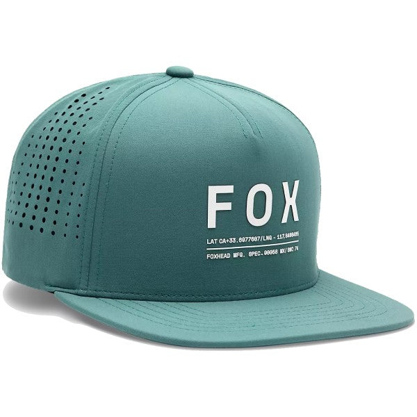 Casquette Non Stop Tech Fox vert, de face