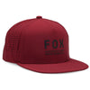 Casquette Non Stop Tech Fox Rouge, de face