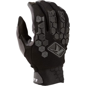 Gants de Moto Dakar Noir de l'extérieur