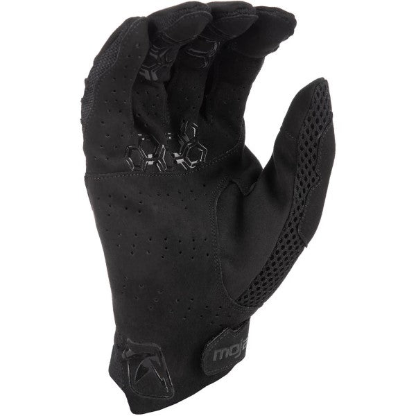 Gants de Motocross Mojave Noir de l'intérieur