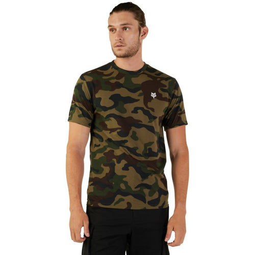 T-Shirt Fox Head Camo Vert