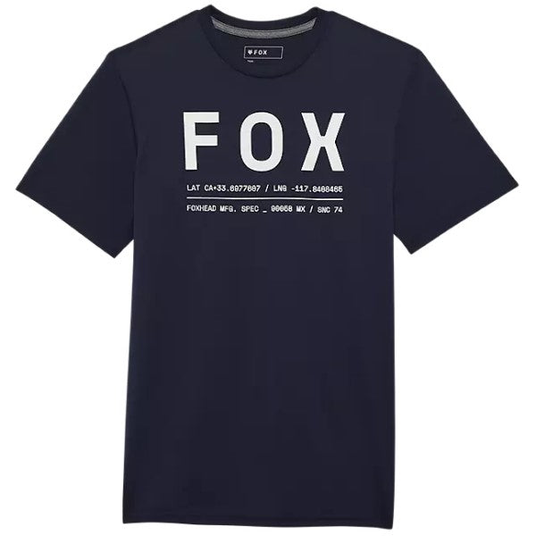 T-Shirt Non Stop Tech Fox bleu foncé, de face