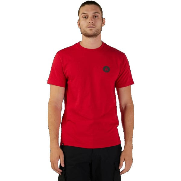 T-Shirt Image Premium Rouge essayage de face