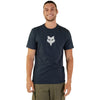 T-Shirt Fox Head Premium Bleu