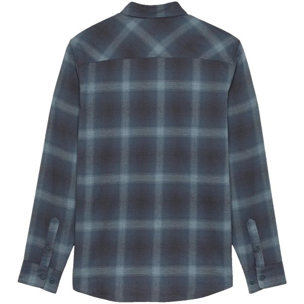 Chemise Survivalist Flanelle Fox bleu foncé, de dos