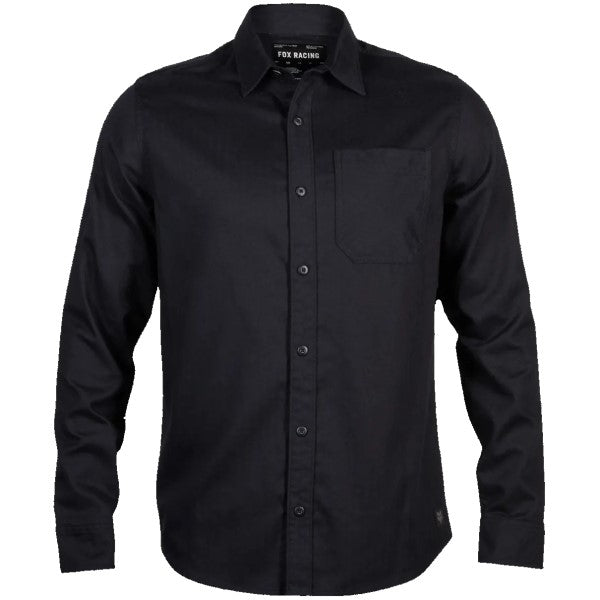 Chemise Level Up Woven Flanelle Noir de face