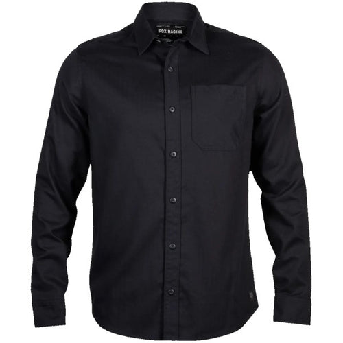 Chemise Level Up Woven Flanelle Noir de face