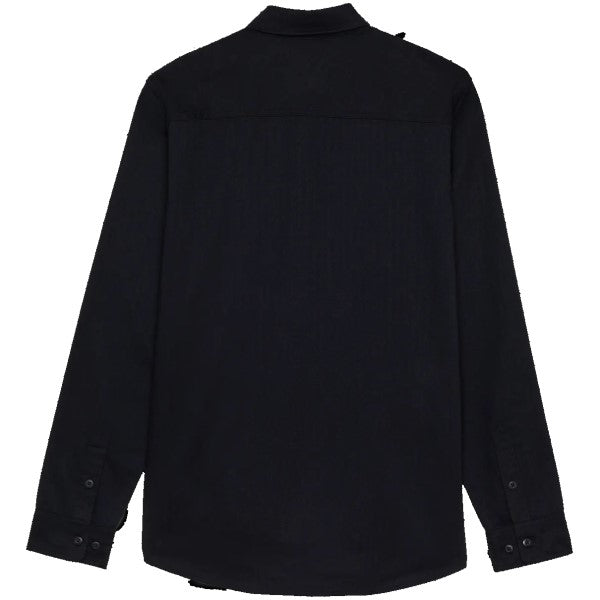 Chemise Level Up Woven Flanelle Noir de derrière