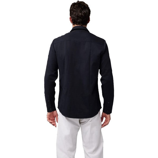Chemise Level Up Woven Flanelle Noir homme de dos