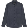 Chemise Level Up Woven Flanelle Bleu Foncé de face