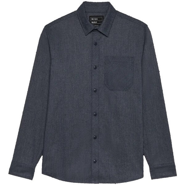 Chemise Level Up Woven Flanelle Bleu Foncé de face