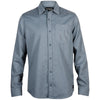 Chemise Level Up Woven Flanelle Bleu Clair de face