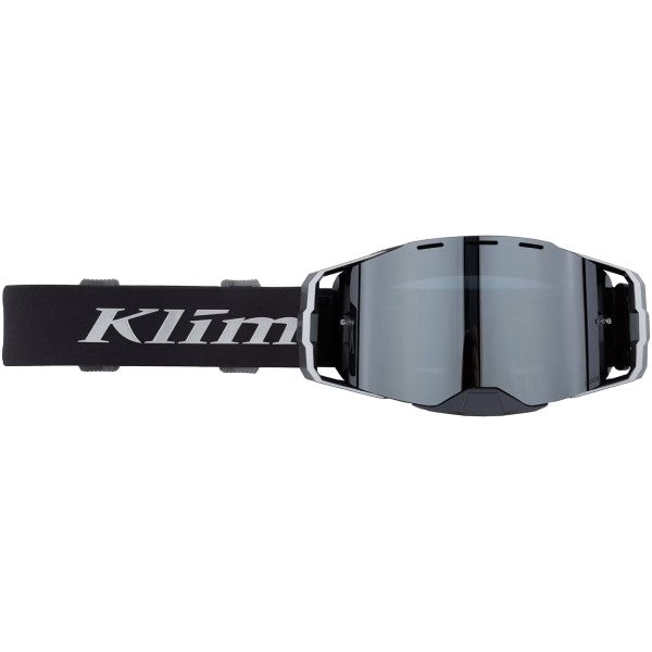 Lunettes de Protection Edge Off-Road Argent/Noir Miroir de face