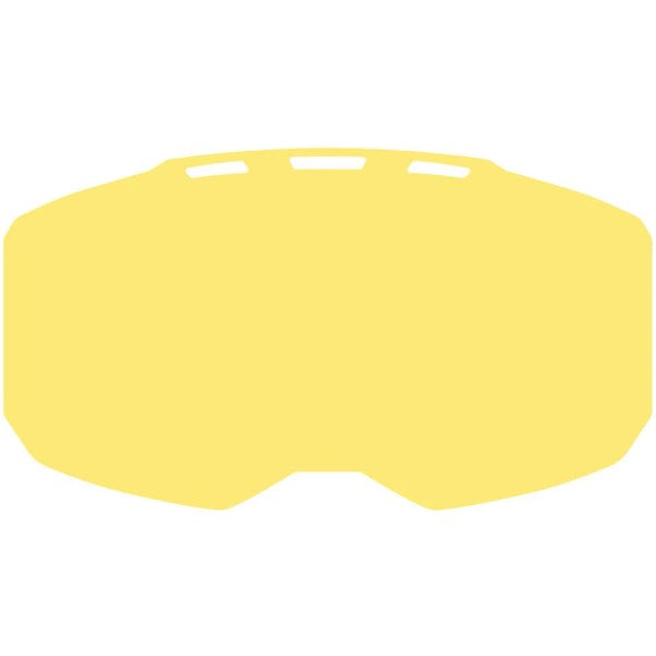 Lentille de Motoneige Edge Jaune Teinte de face