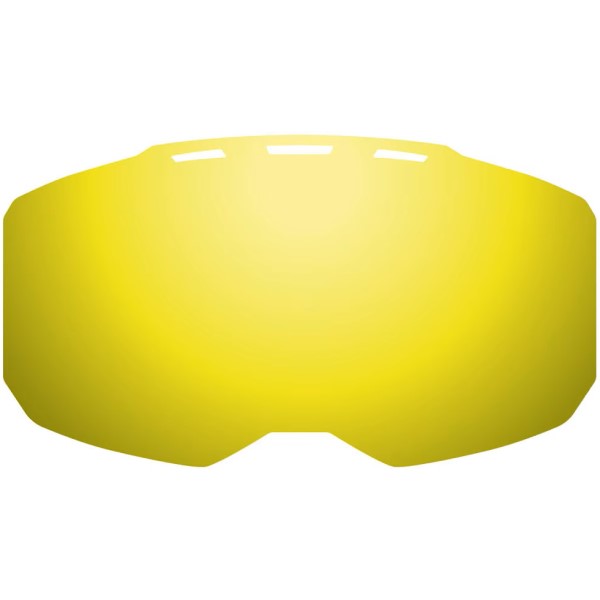 Lentille de Motoneige Edge Jaune Photochromique de face