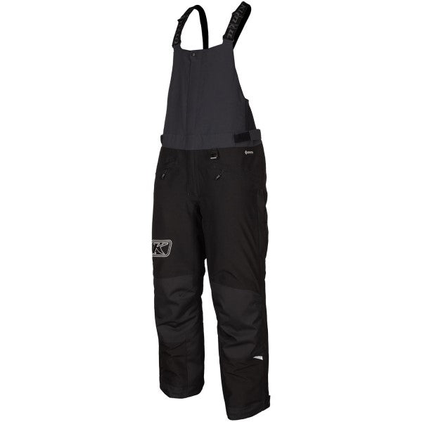 Pantalon de Motoneige Klimate Argent/Noir de face